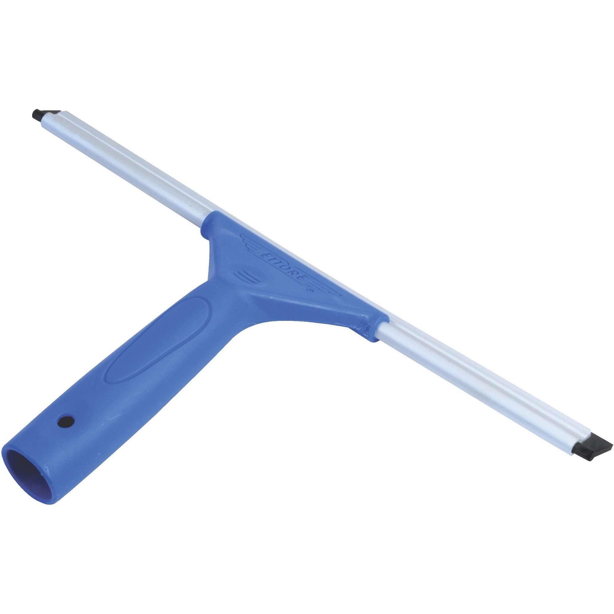 Ettore All-purpose Squeegee - Rubber Blade - Plastic Handle - Lightweight, Streak-free - Blue