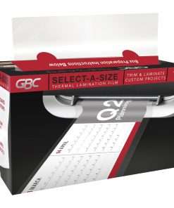 GBC Select-A-Size Thermal Lamination Film - Sheet Size Supported: 0.12" Thickness - Laminating Pouch/Sheet Size: 9" Width x 100 ft Length - for ID Badge - Clear - 1 / Roll