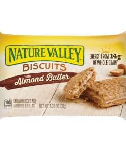 NATURE VALLEY Flavored Biscuits - Almond Butter, Cinnamon - Box - 1.35 oz - 16 / Box