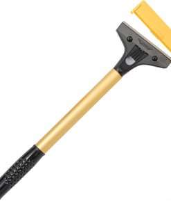 Ettore Heavy Duty Floor Scraper - Carbon Steel Blade - Heavy Duty, Wear Resistant - Gold, Black