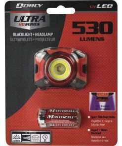 Dorcy Ultra HD 530 Lumen Headlamp - AAA - Black, Red