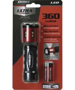 Dorcy Ultra HD Series Twist Flashlight - AAA - Black, Red