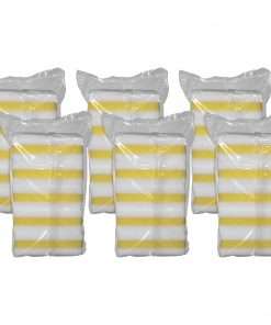 Genuine Joe Dual-Sided Melamine Eraser Amazing Sponges - 4.5" Height x 4.5" Width x 2.8" Depth - 30/Carton - Cellulose - Yellow, White