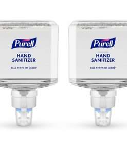 PURELL&reg; Advanced Hand Sanitizer Foam Refill - Clean Scent - 40.6 fl oz (1200 mL) - Touchless Dispenser - Kill Germs - Hand - Clear - Dye-free, Refillable, Bio-based - 2 / Carton