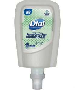 Dial Hand Sanitizer Foam Refill - 33.8 fl oz (1000 mL) - Touchless Dispenser - Kill Germs - Hand - Clear - Non-drying, Dye-free - 3 / Carton
