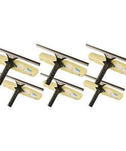 Ettore Stainless BackFlip Cleaning Tool - 10" Blade - Grooved Handle, Heavy Duty - Stainless Steel