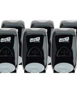 Genuine Joe 1250 ml Soap Dispenser - Manual - 1.32 quart Capacity - Black - 6 / Carton