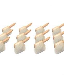 Genuine Joe 9" Nylon Utility Brush - Nylon Bristle - 9" Handle Length - 12 / Carton - White