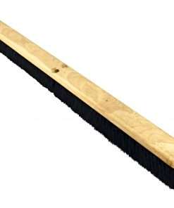Genuine Joe Hardwood Block Tampico Broom - 2.75" Tampico Fiber Bristle - 36" Brush Face - 6 / Carton