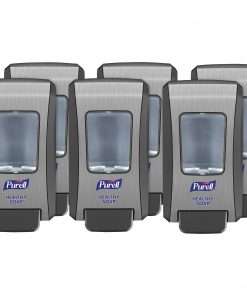 PURELL&reg; FMX-20 Foam Soap Dispenser - Manual - 2.11 quart Capacity - Site Window, Locking Mechanism, Durable, Wall Mountable, Rugged - Graphite - 6 / Carton