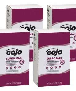 Gojo&reg; PRO TDX Supro Max Cherry Hand Cleaner - Cherry Scent - 67.6 fl oz (2 L) - Adhesive Remover, Soil Remover - Hand - Tan - 4 / Carton