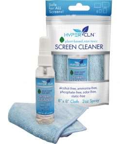 Falcon HyperClean Plant-based Screen Cleaner Kit - For Multipurpose - 2 fl oz - Anti-static, Non-toxic, Non-alcohol, Ammonia-free, Phosphate-free, Scratch-freeSpray Bottle - 1 / Kit