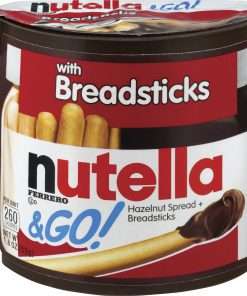 Nutella Nutella & GO Hazelnut Spread & Breadsticks - 1.23 oz - 12 / Box