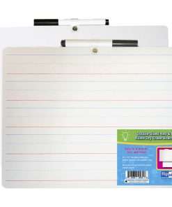 Flipside 2-sided Dry Erase Board Sets - 12" (1 ft) Width x 9" (0.8 ft) Height - White Hardboard Surface - Rectangle - Desktop, Lap - 12 / Pack