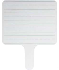 Flipside Dry Erase Paddle Class Pack - 7.8" (0.6 ft) Width x 10" (0.8 ft) Height - White Surface - Paddle - 24 / Pack