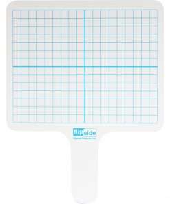 Flipside Dry Erase Paddle Class Pack - 7.8" (0.6 ft) Width x 10" (0.8 ft) Height - White Surface - Paddle - 24 / Pack