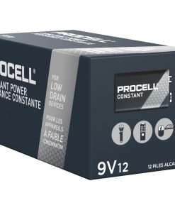 Duracell PROCELL Alkaline 9V Batteries - For Smoke Alarm, Radio, Security System, Transmitter, Microphone, Infusion Pump - 9V - 72 / Carton