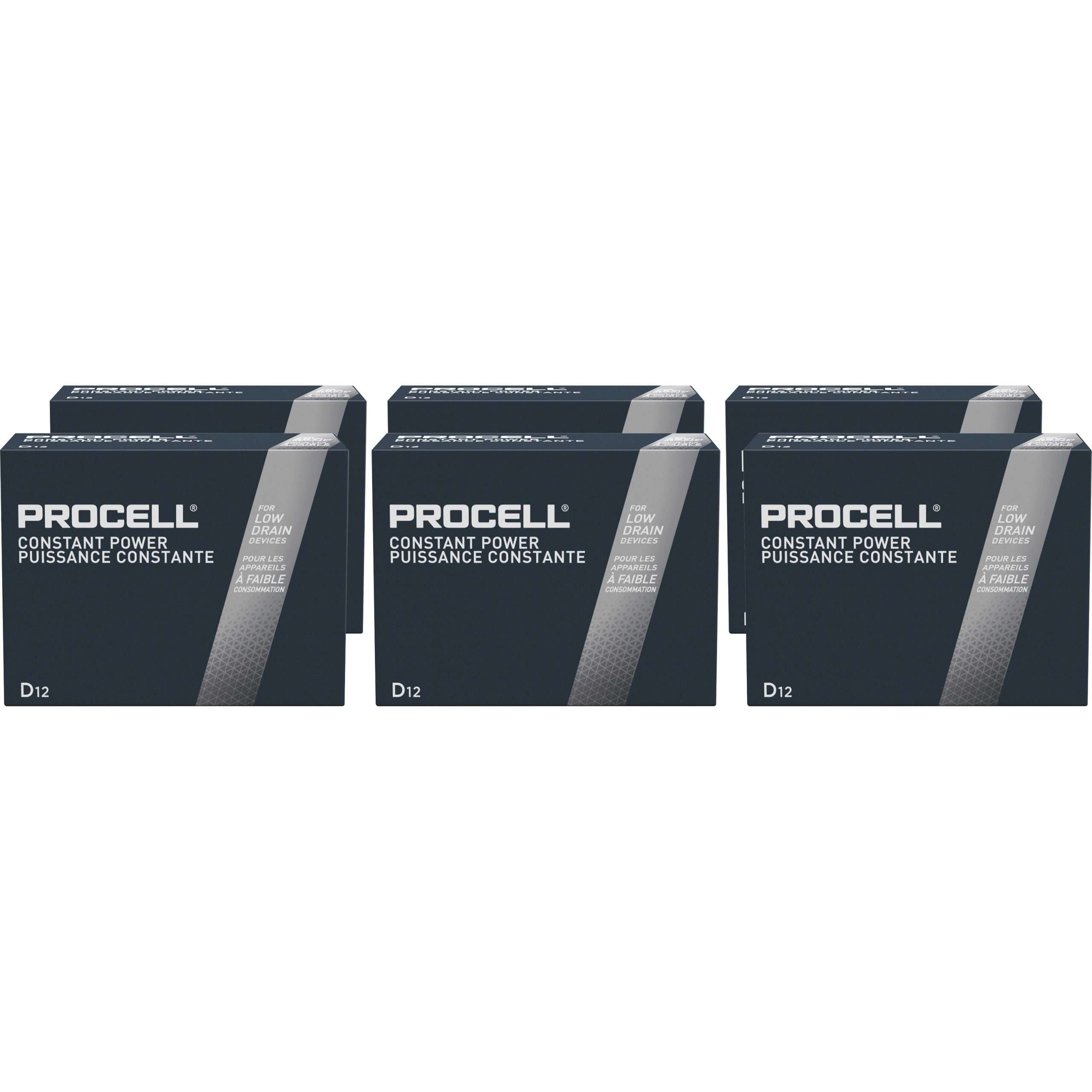Duracell PROCELL Alkaline D Batteries - For General Purpose - D - 72 / Carton