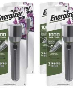 Eveready Vision HD Rechargeable Flashlight - Aluminum Alloy - Aluminum