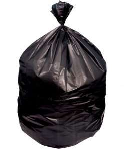 Genuine Joe Heavy Duty Trash Can Liners - 60 gal Capacity - 38" Width x 58" Length - 2 mil (51 Micron) Thickness - Black - Resin - 100/Carton - Waste Disposal