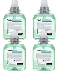 Gojo&reg; FMX-12 Refill Green Certified Hair/Body Wash - Cucumber Melon Scent - 42.3 fl oz (1250 mL) - Kill Germs - Body, Hair - Green - Residue-free - 4 / Carton