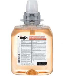 Gojo&reg; FMX-12 Refill Foam Antibacterial Handwash - Fresh Fruit Scent - 42.3 fl oz (1250 mL) - Bacteria Remover - Hand - Amber - Triclosan-free - 1 Each