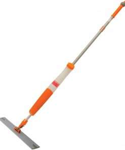 Genuine Joe Dispenser Mop with Disposable Pads - Ergonomic Handle, Comfortable Grip, Push Button - 1 Each - Orange