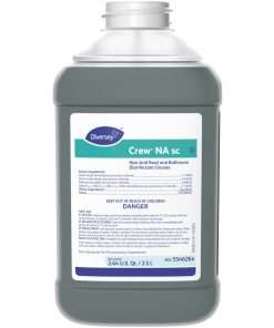 Diversey Non-acid Restroom Disinfectant - Liquid - 84.5 fl oz (2.6 quart) - Floral Scent - 2 / Carton - Blue