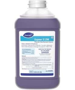 Diversey Expose Phenolic Disinfectant Cleaner - Concentrate Liquid - 84.5 fl oz (2.6 quart) - Citrus Scent - 2 / Carton - Purple