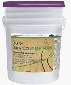 Diversey Bona SuperCourt Wood Floor Finish - Liquid - 640 fl oz (20 quart) - Sweet Scent - 1 Each - White