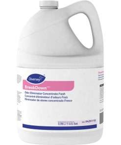 Diversey Fresh Odor Eliminator Concentrate - Ready-To-Use/Concentrate Liquid - 128 fl oz (4 quart) - Fresh Scent - 4 / Carton - Red