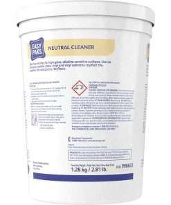 Diversey EasyPaks Neutral Cleaner - Concentrate Powder - 0.50 oz (0.03 lb) - Pine Forest Scent - 90 / Canister - 1 Each - Orange