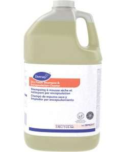 Diversey Dry Foam Shampoo & Cleaner - Liquid - 128 fl oz (4 quart) - Floral Scent - 4 / Carton - Straw