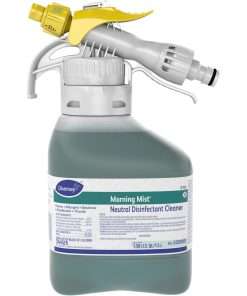 Diversey Quaternary Disinfectant Cleaner - Ready-To-Use Spray - 50.7 fl oz (1.6 quart) - Fresh Scent - 2 / Carton - Blue/Green