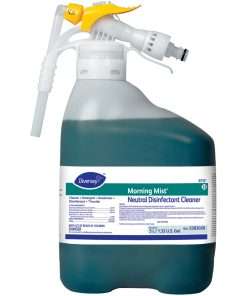 Diversey Quaternary Disinfectant Cleaner - Ready-To-Use Spray - 169 fl oz (5.3 quart) - Fresh Scent - 1 Each - Blue/Green