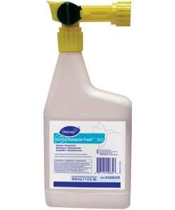 Diversey Dumpster Fresh - Spray - 32 fl oz (1 quart) - Floral Scent - 4 / Carton - Green