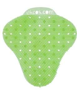 Diversey ekcoscreen Anti-splash Urinal Screen - Lasts upto 60 Days - Anti-splash, Odor Neutralizer, Anti-bacterial, Flexible, Recyclable, Biodegradeable - 12 / Carton - Green
