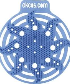 Diversey Power Screen 30+ Day Urinal Screen - Lasts upto 30 Days - Anti-splash, Odor Neutralizer, Anti-bacterial, Flexible, Recyclable - 10 / Carton - Blue