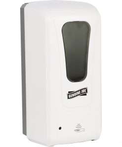 Genuine Joe Automatic Gel Dispenser - Automatic - Touch-free, Compact, Locking Mechanism, Tamper Resistant, Hygienic - White - 1Each
