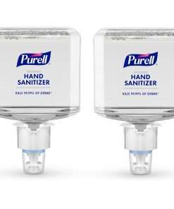 PURELL&reg; Advanced Hand Sanitizer Foam Refill - Clean Scent - 40.6 fl oz (1200 mL) - Push Pump Dispenser - Kill Germs - Multipurpose - Clear - Hypoallergenic, Dye-free, Refillable - 2 / Carton