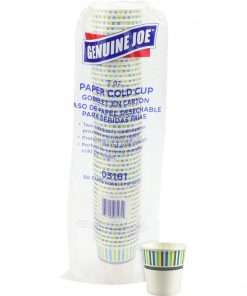 Genuine Joe Cold Paper Cups - 3 fl oz - 50 / Pack - Paper - Cold Drink, Beverage