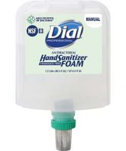 Dial Hand Sanitizer Foam Refill - 40.5 fl oz (1197.7 mL) - Kill Germs - Healthcare, School, Office, Restaurant, Daycare - Clear - Fragrance-free, Dye-free - 1 Each