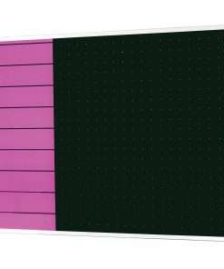 Floortex Viztex Dry-erase Magnetic Glass Whiteboard - Soft Violet - 17" (1.4 ft) Width x 23" (1.9 ft) Height - Soft Violet Glass Surface - 1 Each