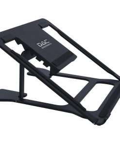 DAC Portable Laptop Stand With 6 Height Levels - Notebook, Tablet Support - Aluminum Alloy - Black