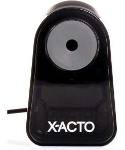 X-Acto Mighty Mite Electric Pencil Sharpener - AC Supply Powered - Black - 1 Each