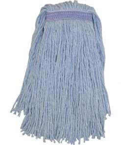 Genuine Joe GJON24B1B, Blended Yarn Blue Mophead, 1 Each, Blue - Yarn