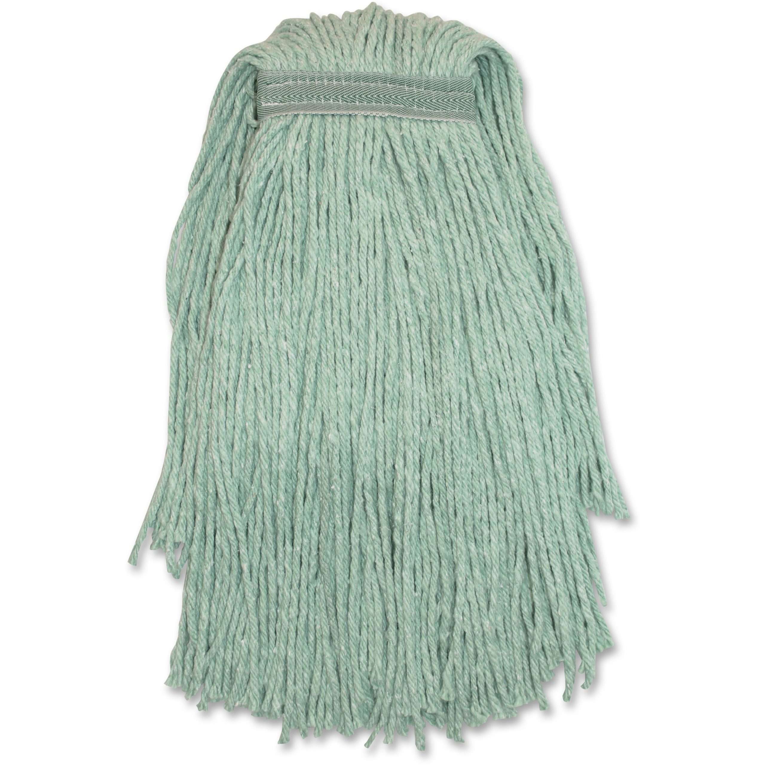 Genuine Joe GJON20G1B, Blended Yarn Green Mophead, 1 Each, Green - Yarn