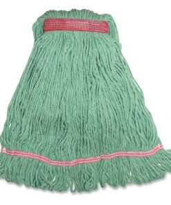 Genuine Joe Narrow Band Large Mophead - Synthetic, Rayon, Cotton, Fiber