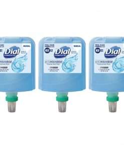 Dial Complete Antimicrobial Foaming Hand Wash - Spring Water Scent - 57.5 fl oz (1700 mL) - Bacteria Remover - Hand, Healthcare, School, Office, Restaurant, Daycare - Blue - Non-drying - 3 / Carton