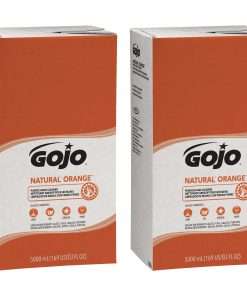 Gojo&reg; PRO TDX Refill Orange Pumice Hand Cleaner - Citrus Scent - 1.3 gal (5 L) - Oil Remover, Dirt Remover, Grease Remover - Hand - Walnut - Fast Acting - 2 / Carton